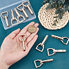 WADORN 10Pcs Alloy Purse Clasps FIND-WR0004-28-4