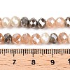 Electroplate Glass Beads Strands GLAA-T023-D16-06-4