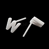 Hypoallergenic Bioceramics Zirconia Ceramic Stud Earrings EJEW-F340-04W-2