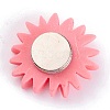 Flower Plastic Diamond Painting Magnet Cover Holder AJEW-M028-03F-3