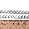 Anti-Tarnish Electroplate Glass Beads Strands GLAA-T025-6mm-14A-2