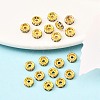 Iron Crystal Rhinestone Spacer Beads RB-A009-6MM-G-4