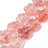 Cherry Quartz Glass Beads Strands G-H023-B10-01-1