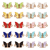 40Pcs 10 Colors Opaque Acrylic Connector Charms OACR-TA0001-25-2