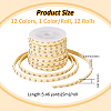 12 Rolls 12 Colors Faux Suede Cord LW-FH0001-01B-2