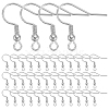 SUNNYCLUE 100Pcs 304 Stainless Steel Earring Hooks STAS-SC0006-40-1
