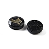 Dyed Black Synthetic Turquoise Beads G-F775-B07-2