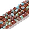 Baking Paint Glass Bead Strands X-GLAA-H031-01A-04-1