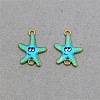 Ocean Theme Alloy Enamel Connector Charms FIND-CJC0017-15KCG-02-1