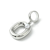 Rack Plating Brass with ABS Plastic Pearl European Dangle Charms KK-G501-02O-P-2