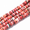 Handmade Polymer Clay Beads Strands CLAY-N008-010-H72-1