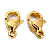 Polished 316 Surgical Stainless Steel Lobster Claw Clasps X-STAS-R072-13A-G-2