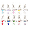 10Pcs Angel Alloy Keychains KEYC-TAC00046-1