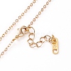 Brass Micro Pave Cubic Zirconia Star Pendant Necklaces NJEW-JN03283-02-4