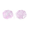 Transparent Spray Painted Glass Beads GLAA-N035-028-C03-3