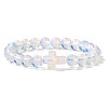 Opalite Round Beads Stretch Bracelets YG0612-15-1