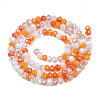 Opaque Glass Beads Strands GLAA-T006-07-A07-3