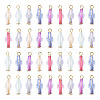 100Pcs Acrylic Pendants PALLOY-TAC0296-2