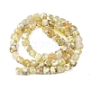 Natural Fire Crackle Agate Beads Strands G-H078-C49-6mm-05-3