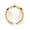 Brass Open Cuff Rings RJEW-I100-02G-3