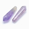 Natural Amethyst Pointed Beads G-E490-C11-2