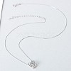 925 Sterling Silver Pendant Necklaces NJEW-BB50404-C-3