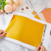 SUPERFINDINGS 80Pcs 4 Colors A4 PET Stamping Hot Foil Paper DIY-FH0004-97-3