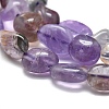 Natural Purple Rutilated Quartz Beads Strands G-O186-A-18-1