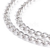 Tarnish Resistant 304 Stainless Steel Curb Chains CHS-S006-JA615-2-3