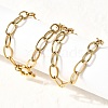 304 Stainless Steel Cable Chain Necklaces with Spring Ring Clasps for Women NJEW-Z091-09G-3