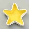 Starfish Shape Ceramic Jewelry Plate AJEW-WH0041-95A-1