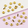 Brass Rhinestone Spacer Beads RB-A014-Z6mm-12G-2