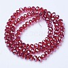 Electroplate Glass Beads Strands EGLA-A034-T8mm-A06-2