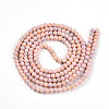 Baking Paint Glass Beads Strands DGLA-N003-4mm-C01-3