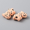 Cat Silicone Beads SIL-WH0002-86A-2
