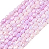 Anti-Tarnish Electroplate Glass Beads Strands GLAA-T025-13A-05-1