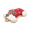 Christmas Theme Alloy Enamel Pendants X1-ENAM-D060-04E-2