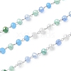 Glass Round Beaded Chains CHS-A015-01P-02-1