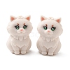 Persian Cat Shape Food Grade Silicone Focal Beads SL-CBAAE23-02-1