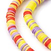 Handmade Polymer Clay Beads Strands CLAY-R089-6mm-T02B-40-6