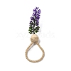 Jute Twine Napkin Rings AJEW-U016-01B-1