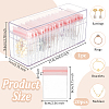 Transparent Acrylic Jewelry Storage Box Sets CON-WH0110-007B-2