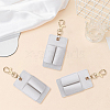 3Pcs PU Keychains KEYC-CL0001-49B-7