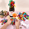 16Pcs Flower Polyester Ornament DIY-HY0003-34B-3