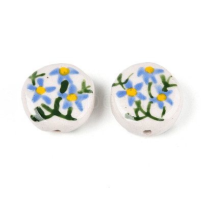 Handmade Porcelain Beads PORC-T134-13M-1