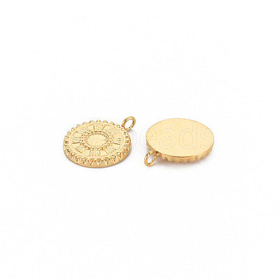 Ion Plating(IP) 304 Stainless Steel Pendant Enamel Settings STAS-N097-146LG-1