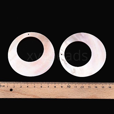 Natural Freshwater Shell Big Pendants SHEL-T020-44-1