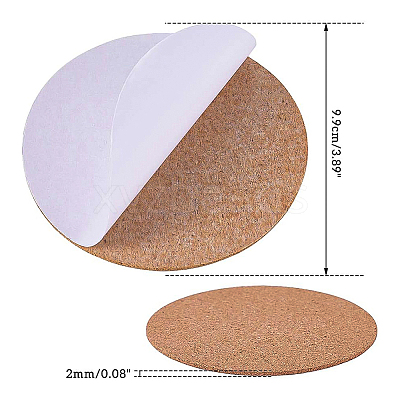Cork Insulation Sheets AJEW-BC0005-58-1