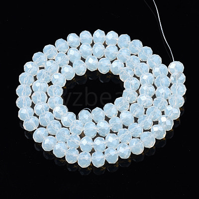 Electroplate Glass Beads Strands EGLA-A034-J6mm-A12-1