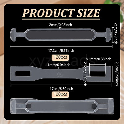 Plastic Gift Box Handle KY-WH0045-94A-1